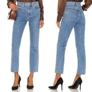 SLVRLAKE Denim Jeans Hero Pacific Blue Denim Slim‎ Fit High Rise Jeans Size 25